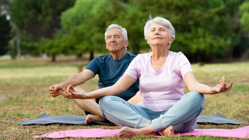 Yoga ist für jedes Alter geeignet