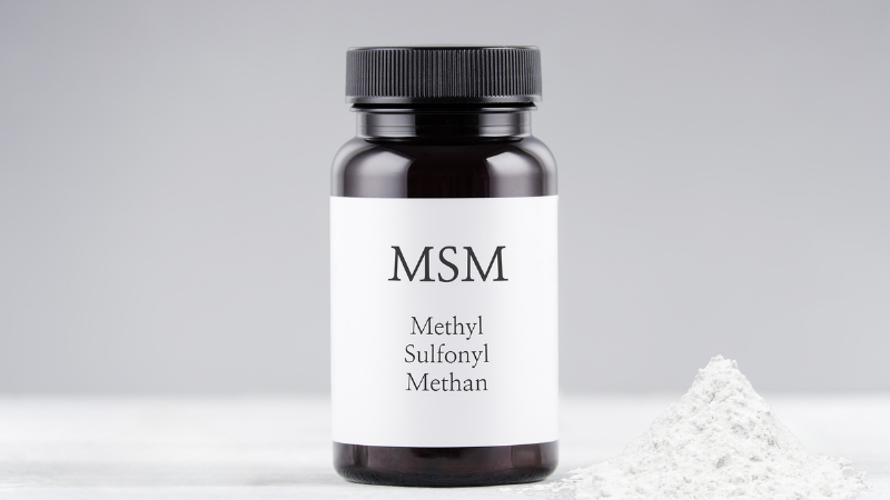 MSM (Methylsulfonylmethan - organischer Schwefel) hat zahlreiche gesundheitliche Vorteile