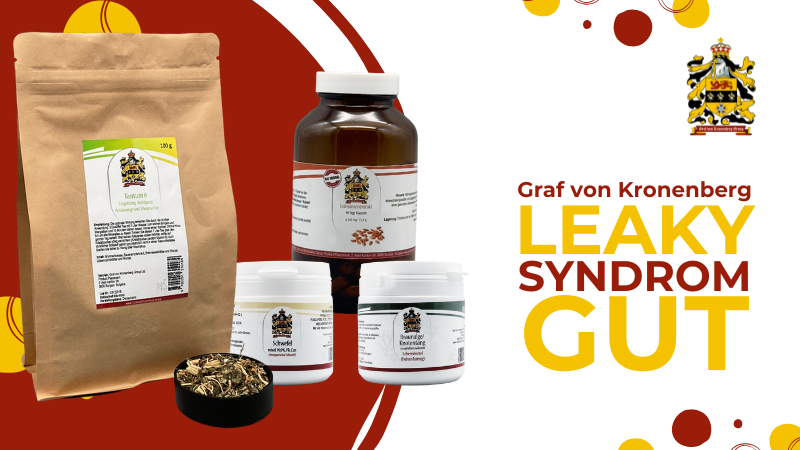 Hochwertige Produkte von GvK bei Beschwerden durch das Leaky Gut Syndrom.